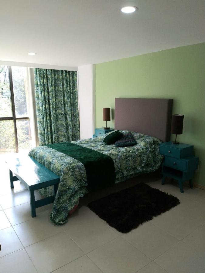 Charming Sunny Bedroom Overlooking Beautiful Amsterdam Avenue In Best Condesa Area 멕시코 시 외부 사진