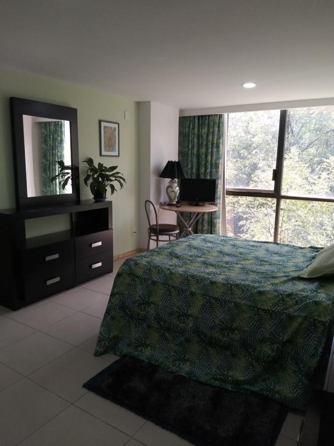 Charming Sunny Bedroom Overlooking Beautiful Amsterdam Avenue In Best Condesa Area 멕시코 시 외부 사진